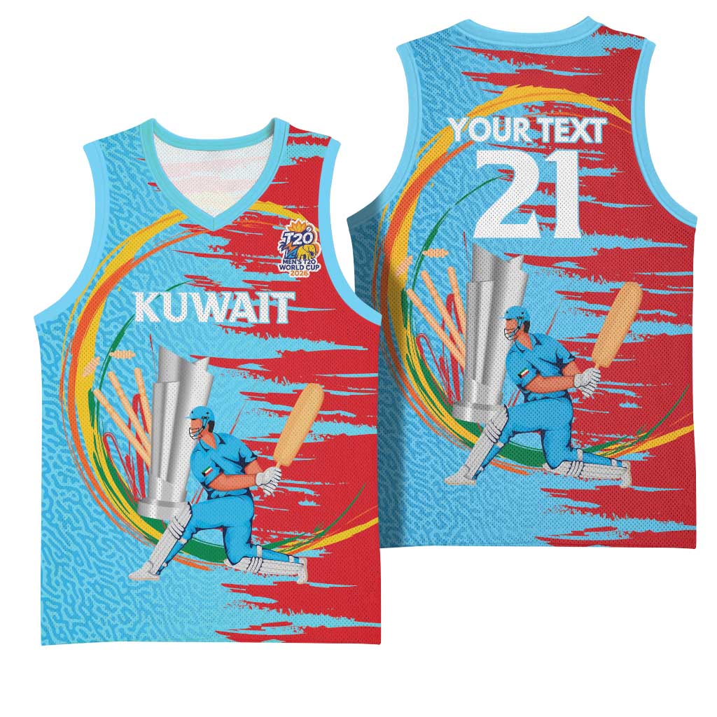 Custom Cricket Kuwait East Asia-Pacific Basketball Jersey Kuwait Chase for Triumph - Wonder Print Shop