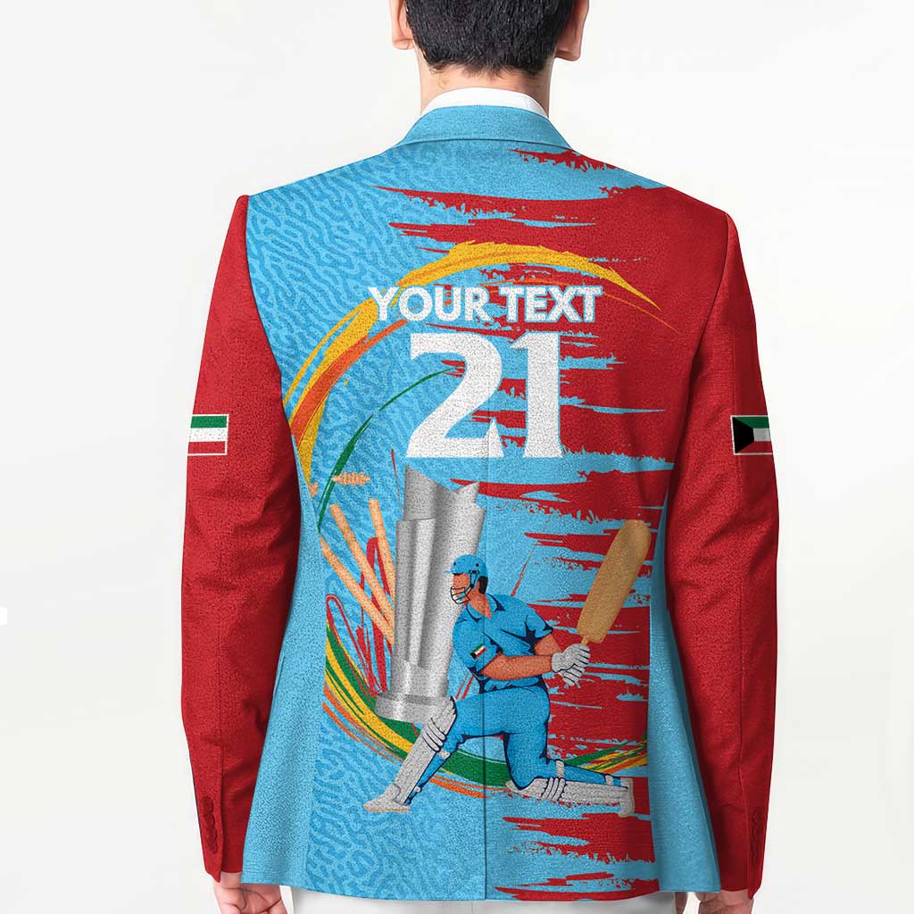 Custom Cricket Kuwait East Asia-Pacific Blazer Kuwait Chase for Triumph - Wonder Print Shop