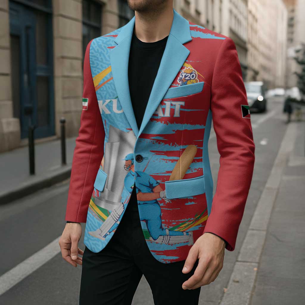 Custom Cricket Kuwait East Asia-Pacific Blazer Kuwait Chase for Triumph - Wonder Print Shop