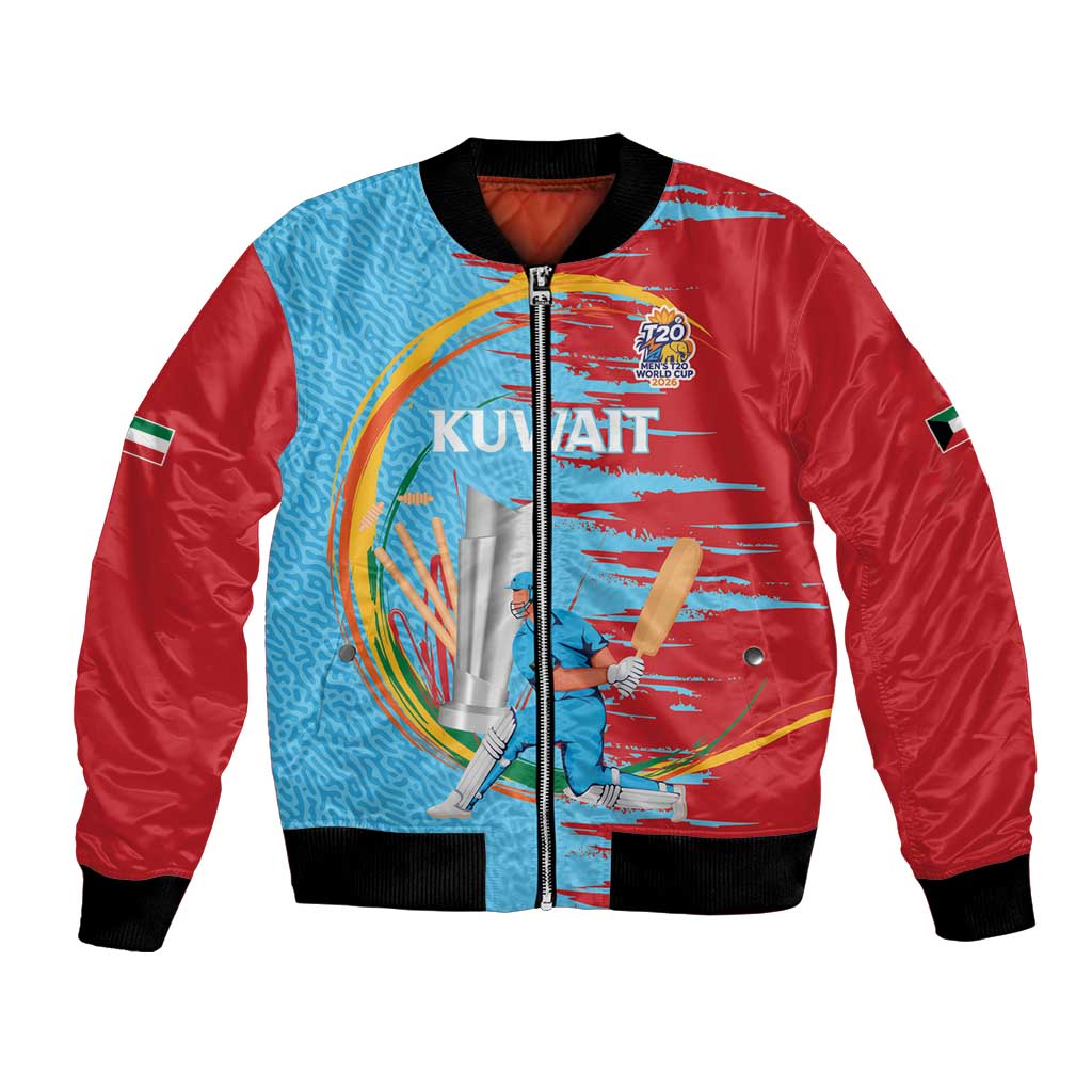 Custom Cricket Kuwait East Asia-Pacific Bomber Jacket Kuwait Chase for Triumph - Wonder Print Shop