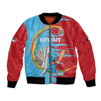 Custom Cricket Kuwait East Asia-Pacific Bomber Jacket Kuwait Chase for Triumph - Wonder Print Shop