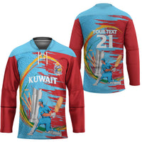 Custom Cricket Kuwait East Asia-Pacific Hockey Jersey Kuwait Chase for Triumph - Wonder Print Shop