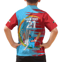 Custom Cricket Kuwait East Asia-Pacific Kid Hawaiian Shirt Kuwait Chase for Triumph - Wonder Print Shop