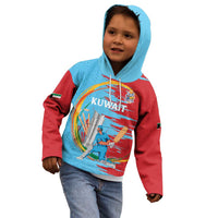Custom Cricket Kuwait East Asia-Pacific Kid Hoodie Kuwait Chase for Triumph - Wonder Print Shop