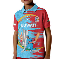 Custom Cricket Kuwait East Asia-Pacific Kid Polo Shirt Kuwait Chase for Triumph - Wonder Print Shop