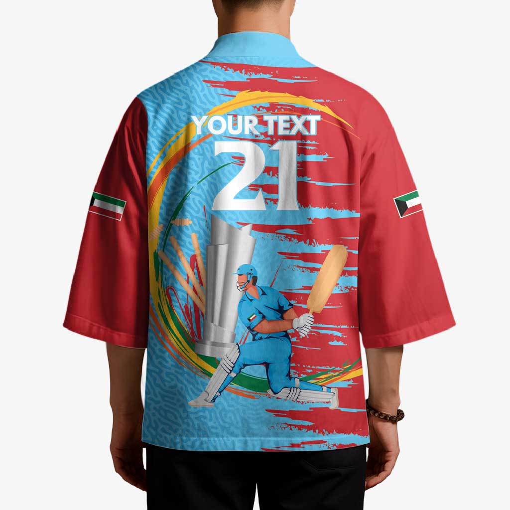 Custom Cricket Kuwait East Asia-Pacific Kimono Kuwait Chase for Triumph - Wonder Print Shop