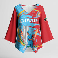 Custom Cricket Kuwait East Asia-Pacific Kimono Sleeve Blouse Kuwait Chase for Triumph - Wonder Print Shop
