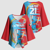 Custom Cricket Kuwait East Asia-Pacific Kimono Sleeve Blouse Kuwait Chase for Triumph - Wonder Print Shop