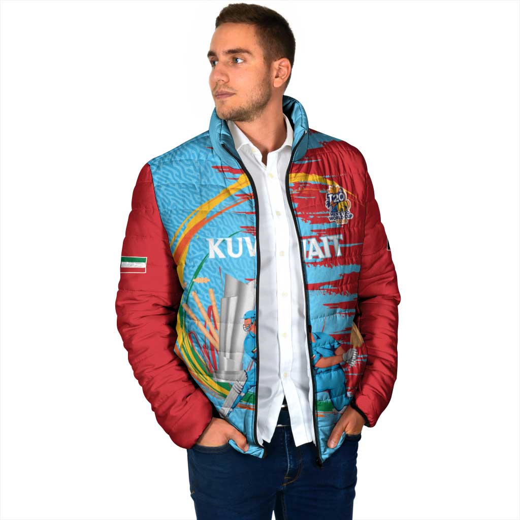 Custom Cricket Kuwait East Asia-Pacific Padded Jacket Kuwait Chase for Triumph - Wonder Print Shop
