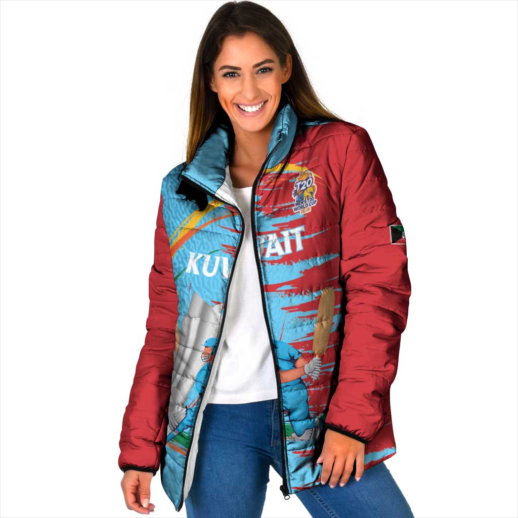 Custom Cricket Kuwait East Asia-Pacific Padded Jacket Kuwait Chase for Triumph - Wonder Print Shop