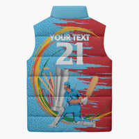 Custom Cricket Kuwait East Asia-Pacific Sleeveless Puffer Jacket Kuwait Chase for Triumph - Wonder Print Shop