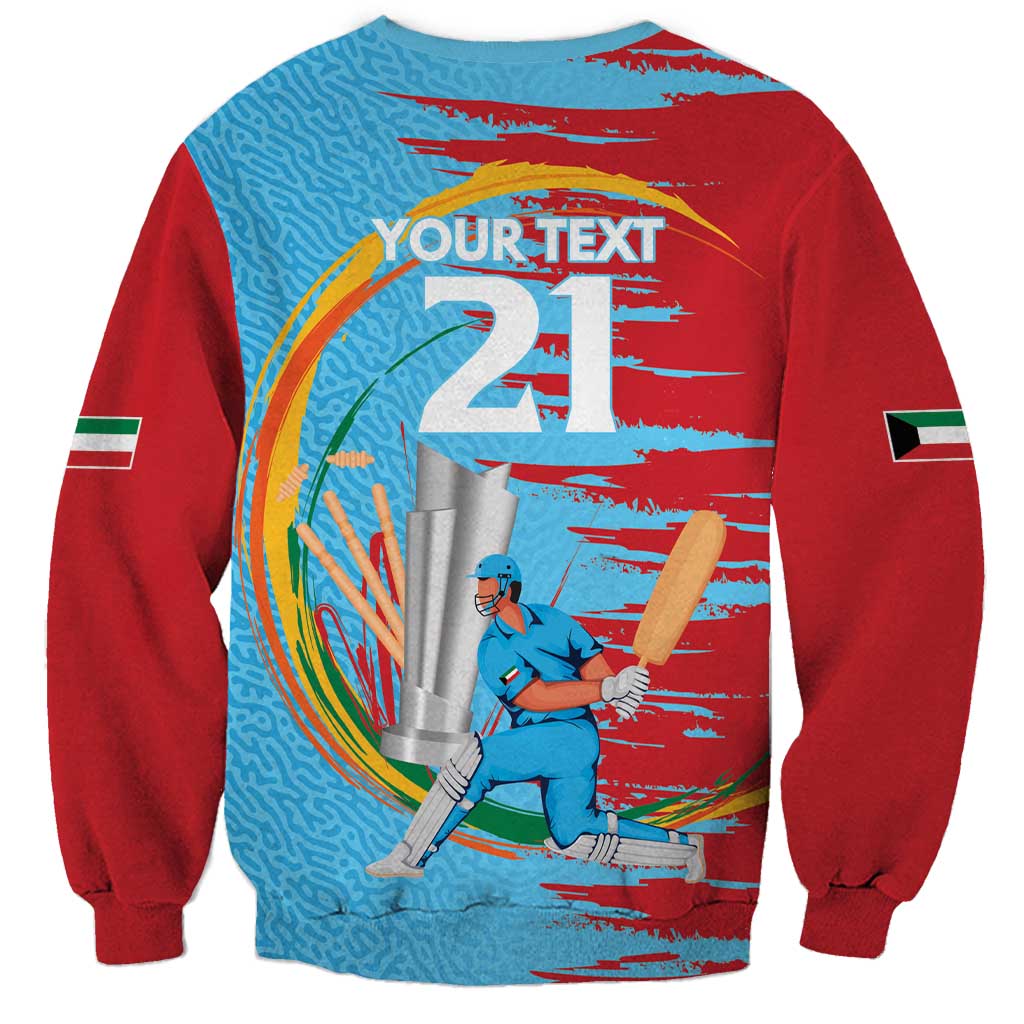 Custom Cricket Kuwait East Asia-Pacific Sweatshirt Kuwait Chase for Triumph - Wonder Print Shop