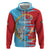 Custom Cricket Kuwait East Asia-Pacific Zip Hoodie Kuwait Chase for Triumph - Wonder Print Shop