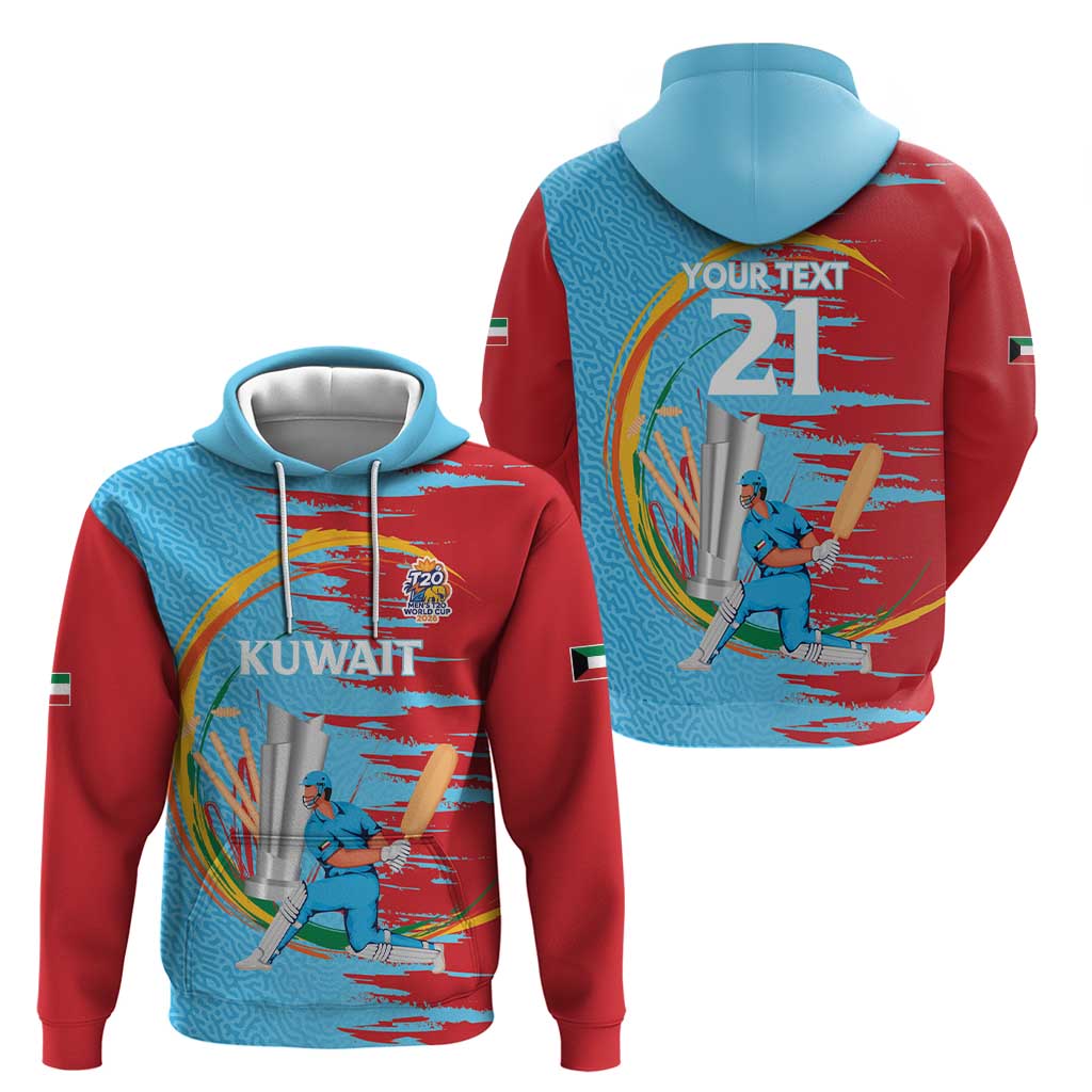 Custom Cricket Kuwait East Asia-Pacific Zip Hoodie Kuwait Chase for Triumph - Wonder Print Shop