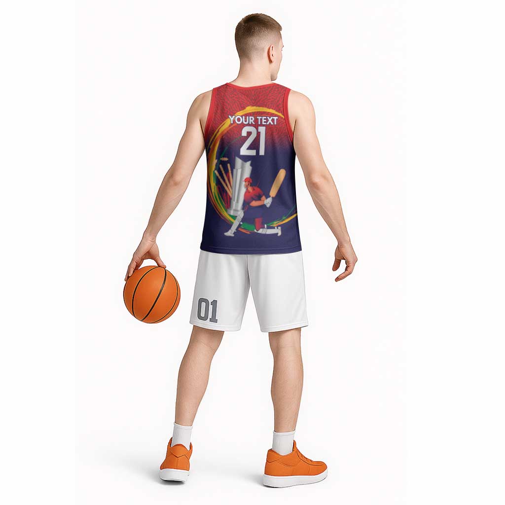 Custom Cricket Nepal East Asia-Pacific Basketball Jersey Nepal Cricket Crown Quest - Wonder Print Shop