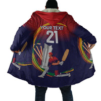 Custom Cricket Nepal East Asia-Pacific Cloak Nepal Cricket Crown Quest - Wonder Print Shop