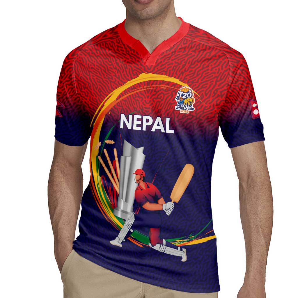 Custom Cricket Nepal East Asia-Pacific Rugby Jersey Nepal Cricket Crown Quest - Wonder Print Shop