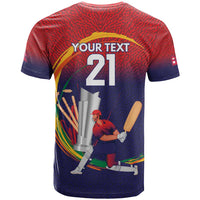 Custom Cricket Nepal East Asia-Pacific T Shirt Nepal Cricket Crown Quest - Wonder Print Shop