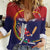 Custom Cricket Nepal East Asia-Pacific Women Casual Shirt Nepal Cricket Crown Quest - Wonder Print Shop