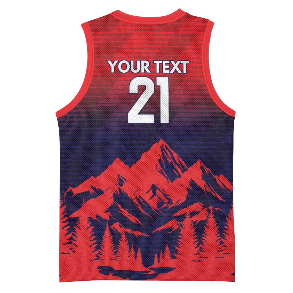 Custom Cricket Nepal East Asia-Pacific Basketball Jersey Nepal Rhinos Twenty20 - Wonder Print Shop