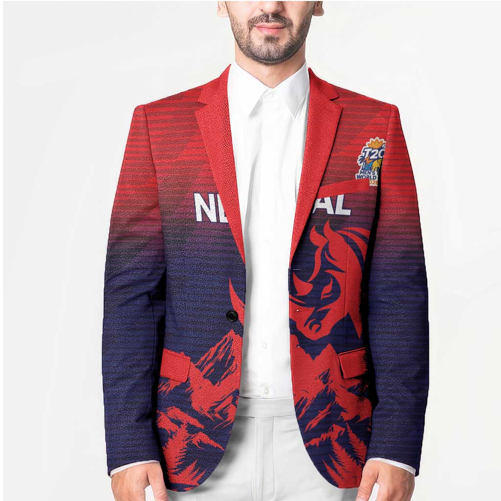 Custom Cricket Nepal East Asia-Pacific Blazer Nepal Rhinos Twenty20 - Wonder Print Shop