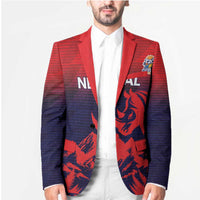 Custom Cricket Nepal East Asia-Pacific Blazer Nepal Rhinos Twenty20 - Wonder Print Shop
