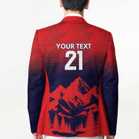 Custom Cricket Nepal East Asia-Pacific Blazer Nepal Rhinos Twenty20 - Wonder Print Shop