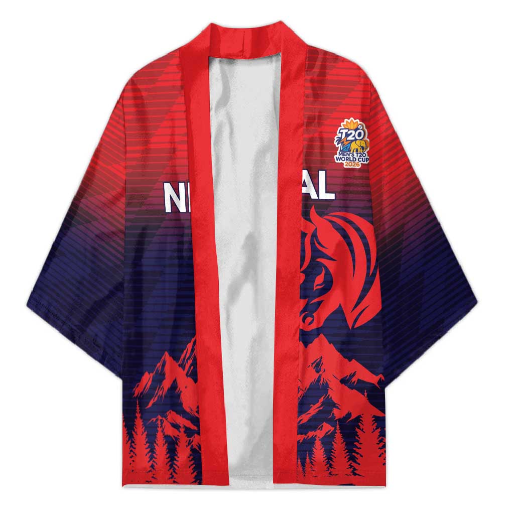 Custom Cricket Nepal East Asia-Pacific Kimono Nepal Rhinos Twenty20 - Wonder Print Shop