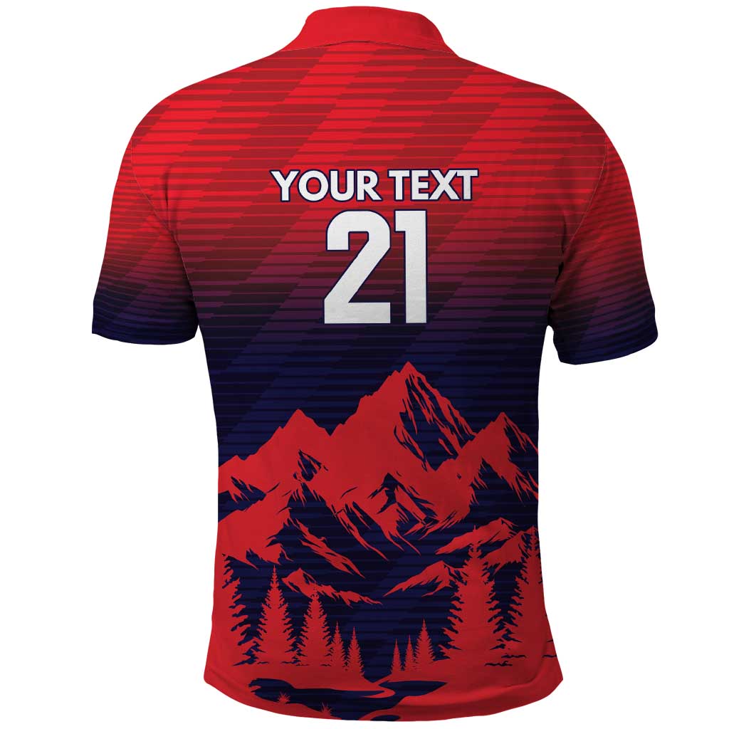 Custom Cricket Nepal East Asia-Pacific Polo Shirt Nepal Rhinos Twenty20 - Wonder Print Shop