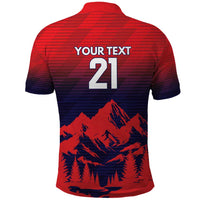 Custom Cricket Nepal East Asia-Pacific Polo Shirt Nepal Rhinos Twenty20 - Wonder Print Shop