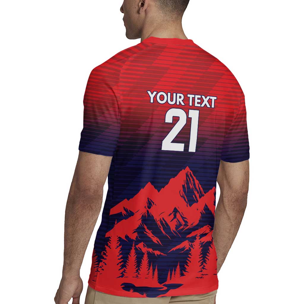 Custom Cricket Nepal East Asia-Pacific Rugby Jersey Nepal Rhinos Twenty20 - Wonder Print Shop