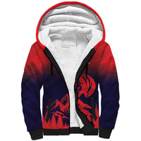 Custom Cricket Nepal East Asia-Pacific Sherpa Hoodie Nepal Rhinos Twenty20 - Wonder Print Shop