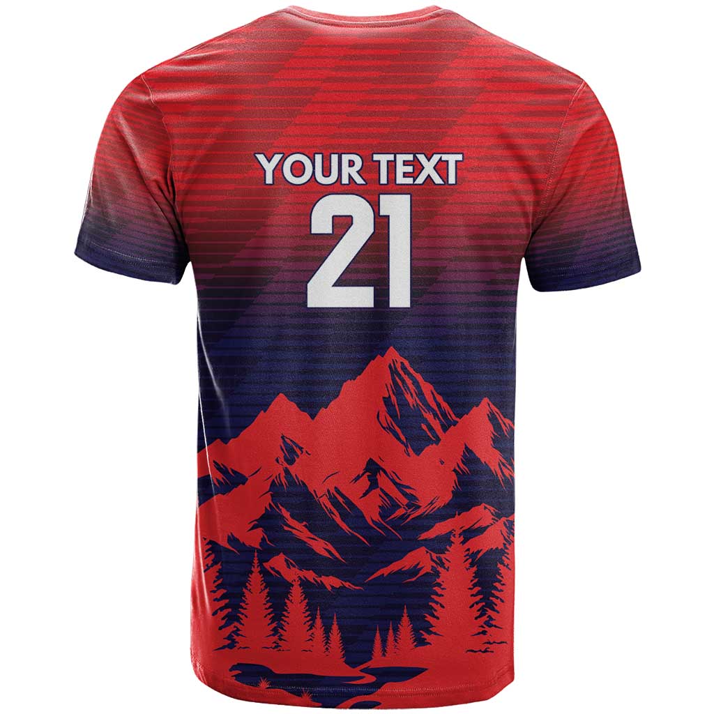 Custom Cricket Nepal East Asia-Pacific T Shirt Nepal Rhinos Twenty20 - Wonder Print Shop