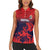 Custom Cricket Nepal East Asia-Pacific Women Sleeveless Polo Shirt Nepal Rhinos Twenty20 - Wonder Print Shop