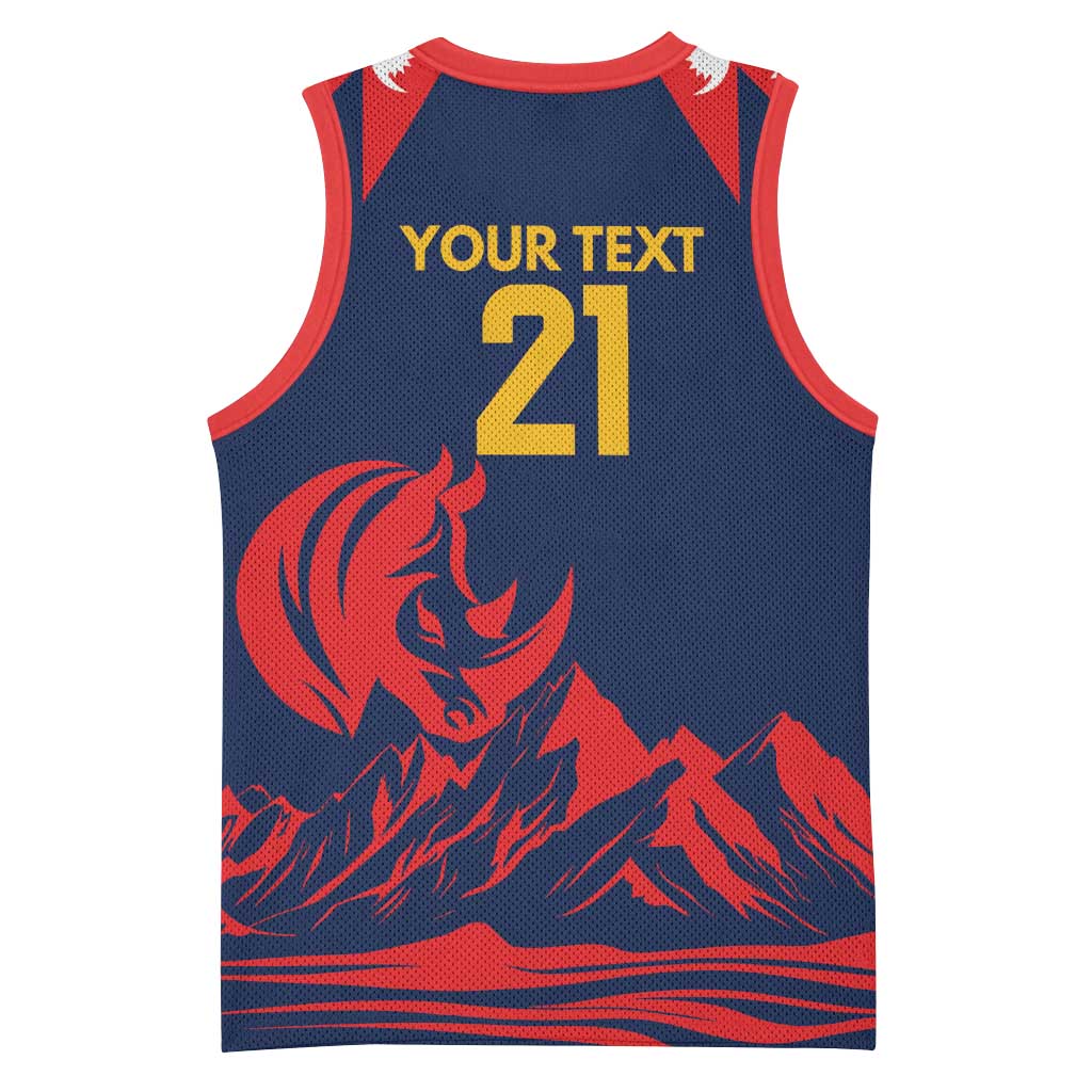 Custom Cricket Nepal East Asia-Pacific Basketball Jersey Nepal Rhinos Champions - Wonder Print Shop