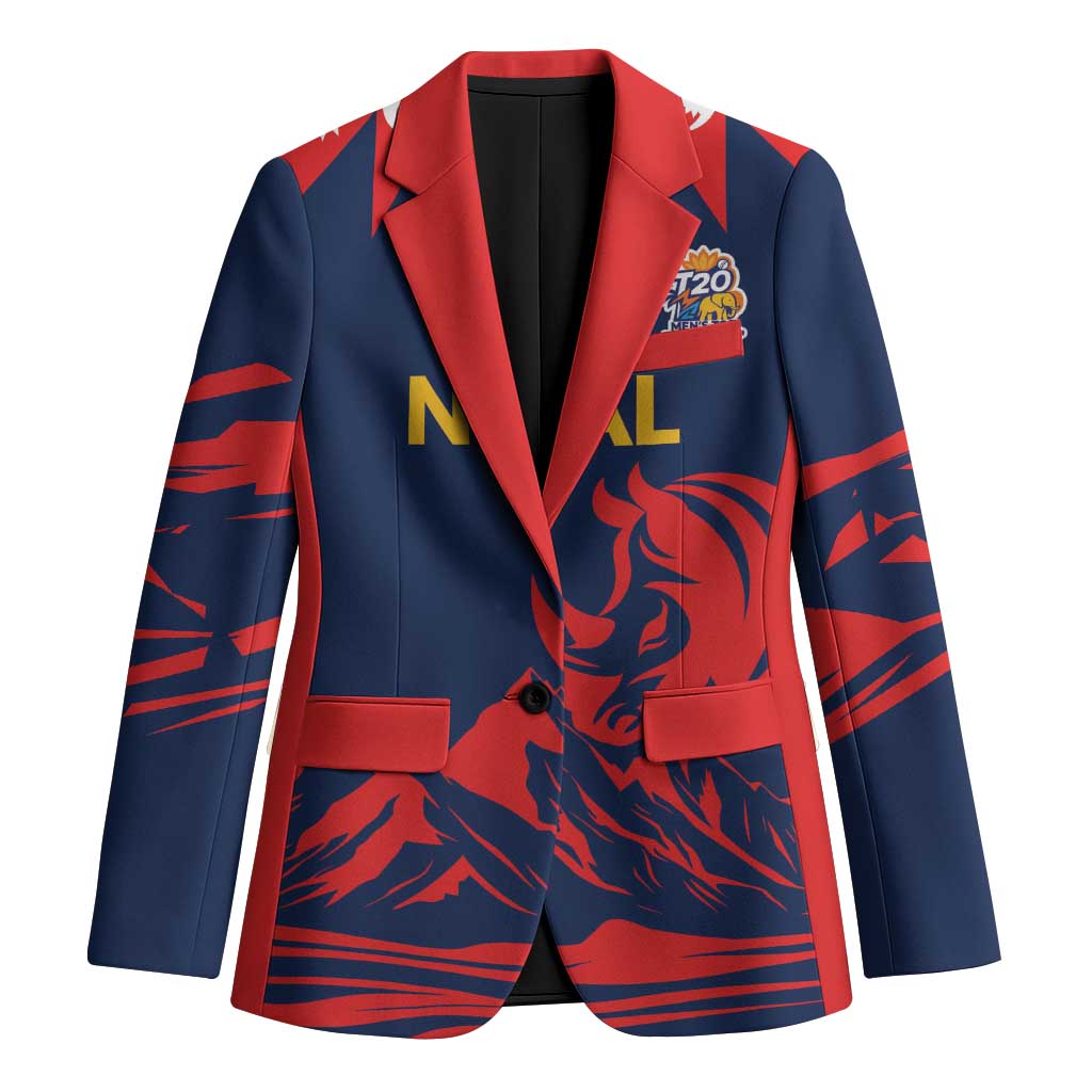 Custom Cricket Nepal East Asia-Pacific Blazer Nepal Rhinos Champions - Wonder Print Shop