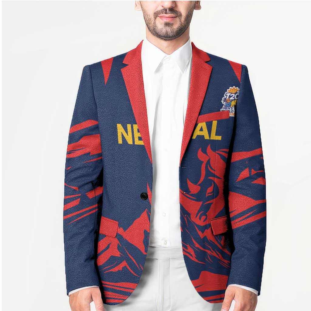 Custom Cricket Nepal East Asia-Pacific Blazer Nepal Rhinos Champions - Wonder Print Shop