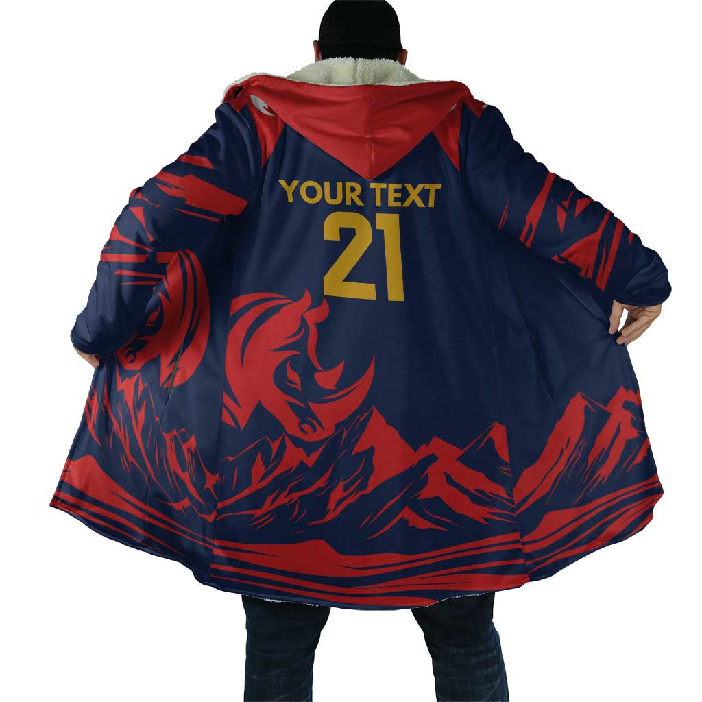 Custom Cricket Nepal East Asia-Pacific Cloak Nepal Rhinos Champions - Wonder Print Shop