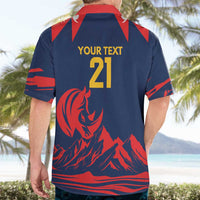 Custom Cricket Nepal East Asia-Pacific Hawaiian Shirt Nepal Rhinos Champions - Wonder Print Shop
