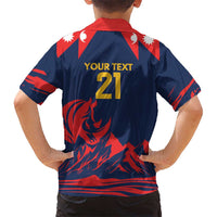 Custom Cricket Nepal East Asia-Pacific Hawaiian Shirt Nepal Rhinos Champions - Wonder Print Shop