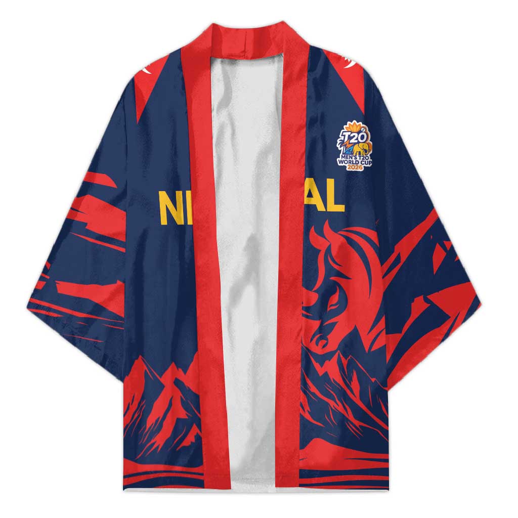 Custom Cricket Nepal East Asia-Pacific Kimono Nepal Rhinos Champions - Wonder Print Shop