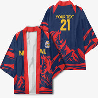 Custom Cricket Nepal East Asia-Pacific Kimono Nepal Rhinos Champions - Wonder Print Shop