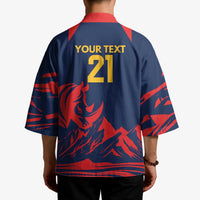 Custom Cricket Nepal East Asia-Pacific Kimono Nepal Rhinos Champions - Wonder Print Shop