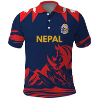 Custom Cricket Nepal East Asia-Pacific Polo Shirt Nepal Rhinos Champions - Wonder Print Shop