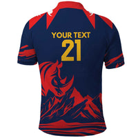 Custom Cricket Nepal East Asia-Pacific Polo Shirt Nepal Rhinos Champions - Wonder Print Shop