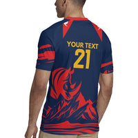 Custom Cricket Nepal East Asia-Pacific Rugby Jersey Nepal Rhinos Champions - Wonder Print Shop