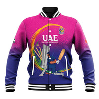 Custom Cricket UAE East Asia-Pacific Baseball Jacket United Arab Emirates Champions Pride - Wonder Print Shop