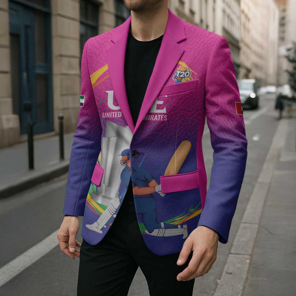 Custom Cricket UAE East Asia-Pacific Blazer United Arab Emirates Champions Pride - Wonder Print Shop