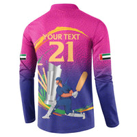 Custom Cricket UAE East Asia-Pacific Button Sweatshirt United Arab Emirates Champions Pride - Wonder Print Shop