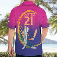 Custom Cricket UAE East Asia-Pacific Hawaiian Shirt United Arab Emirates Champions Pride - Wonder Print Shop